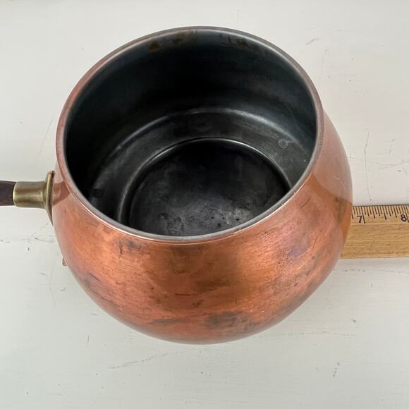 Vintage Tagus Copper Milk Sauce Fondue Pot Made in Portugal - Picture 8 of 9